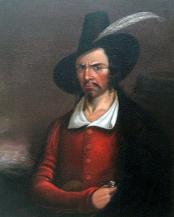 Anonymer Maler: Das Portr�t zeigt wahrscheinlich Jean Lafitte zu Beginn des 19. Jahrhunderts  -  Aus der Rosenberg Library, Galveston, Texas