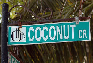 Ambergris Caye: �Coconut Drive� eine der beiden Ortshauptstra�en  � N.Bruhn/CariLat